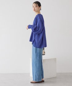 AMERICAN HOLIC スキッパーギャザーブラウス