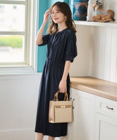 ANY SIS 【接触冷感・吸水速乾・UVケア】エアリードレープスムース ワンピース