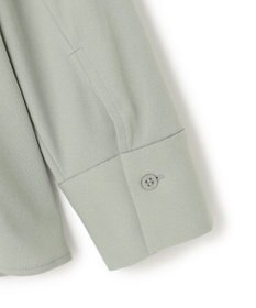 ICB 【洗える】イージージョーゼット バンドカラーカットソー