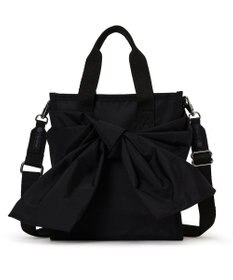 LeSportsac BOW MINI N/S TOTE/ブラックボウズ