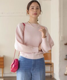 組曲 【手洗い可】ELENAスパンコールドルマン ニット