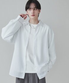 WEGO 【ユニセックス着用ITEM/SMLサイズ展開/冷房対策/紫外線対策】シアーBIGシャツ