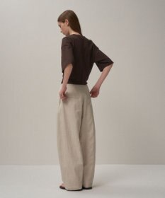 ATON CRISPY LINEN | イージーパンツ