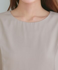 Tiaclasse 【新色追加】シフォンフレア袖チュニックブラウス