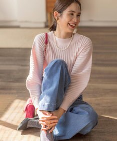 組曲 【手洗い可】ELENAスパンコールドルマン ニット