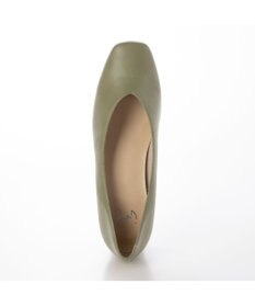 ing <ing>【WEB限定】【レイン対応】スクエアトゥVカットパンプス