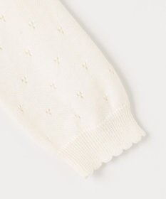 ANY KIDS アイレット ニット カーディガン