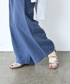 Pointer 日本製 本革ラインストラップサンダル