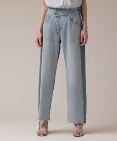 GRACE CONTINENTAL リメイクストレートデニムパンツ