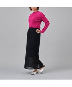 MODE ET JACOMO <carino>グリッターコンビフラットシューズ