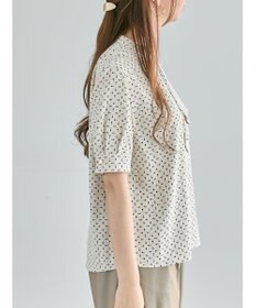 Te chichi パターンアソート5分袖ボウタイブラウス