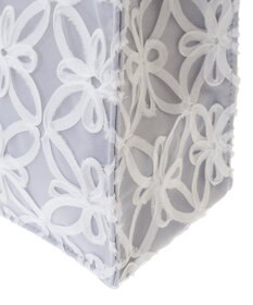 Maison de FLEUR チュールフラワーフリルスクエアトートバッグ