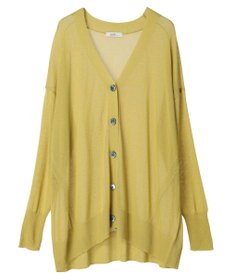 earth music&ecology 接触冷感シアーＢＩＧカーディガン