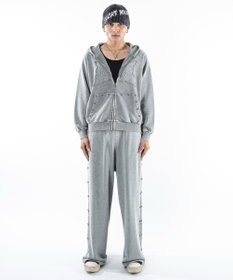 WEGO パウダーブリーチスタッズZIPパーカー