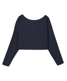 earth music&ecology ダブルジップロゴニットプルオーバー