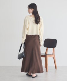 earth music&ecology ダブルジップロゴニットプルオーバー