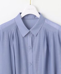 ANY SIS 【洗える】リネンライクシアーローン ブラウス