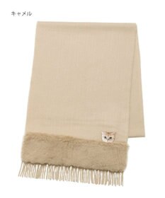 MOONBAT PAUL & JOE ACCESSOIRES ヌネットワッペン×ファームースタッチマフラー（パッケージ入り）