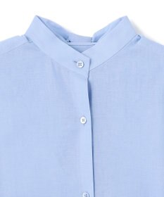 BEIGE， 【洗える】PLUMERIA / コットンシアーバックボウタイブラウス