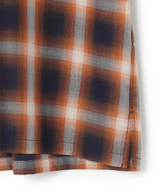 UNFILO MENS 【男女兼用】エアリーシアー オンブレシャツ