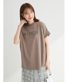 Green Parks フレンチスリーブ筆記体刺繍ロゴプルオーバー