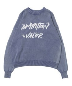 WEGO ヴィンテージウォッシュニットプルオーバー