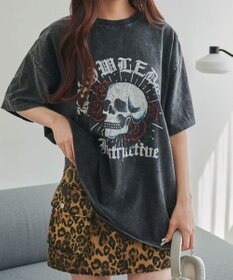 WEGO ヴィンテージウォッシュグラフィックBIGT