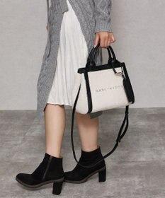 style code 【MERCURYDUO/マーキュリーデュオ】カードケース付　ロゴ刺繍ボアトートバッグ