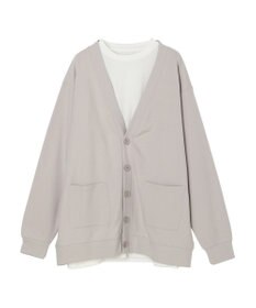 CRAFT STANDARD BOUTIQUE 強撚ポンチカーディガン＋Ｌ／Ｓ　ＴＥＥーＳＥＴ