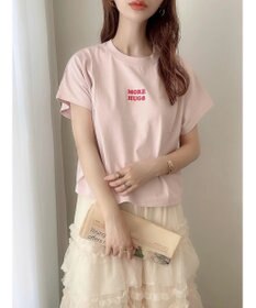 Green Parks ワンポイント刺繍タックＴシャツ