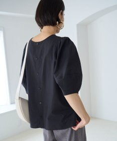 UNFILO ワッシャーブロード 2WAYブラウス
