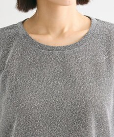 Green Parks 袖チュールドッキングラメプルオーバー