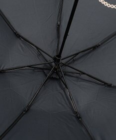 MOONBAT 【雨傘】ランバン　オン　ブルー (LANVIN en Bleu) リボン ハート ナイロンサテン 折りたたみ傘