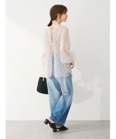 Green Parks ・ＥＬＥＮＣＡＲＥ　ＤＵＥ　シアーバックリボンチュニック