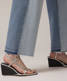 GRACE CONTINENTAL リメイクストレートデニムパンツ