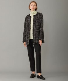 ICB L 【洗える】ウール2WAYストレッチ テーパードパンツ