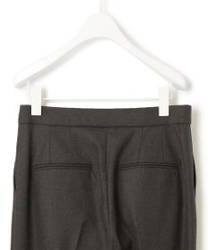 ICB 【洗える・WEB限定カラーあり】 ウールミルドサキソニー テーパードパンツ