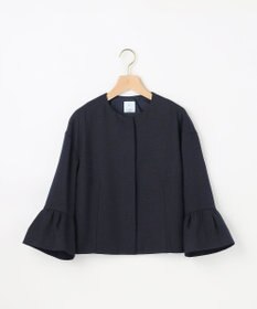 組曲 【WEB限定】ライトリネンライクノーカラー ジャケット