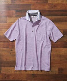 JOSEPH ABBOUD 【リネン素材/吸水速乾/日本素材】リネンハニカム ダディ ポロシャツ