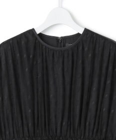 23区 【APPLAUDIR】シャーリングカットチュール ドレス