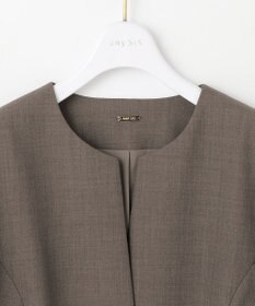 ANY SIS 【WEB限定】ウーステッドエステル クルーネック ジャケット