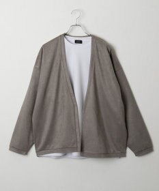 WEGO 【2点SET】フェイクスウェードアンサンブルカーディガン