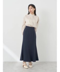 earth music&ecology Ｔ／Ｃ　スタンドフリルブラウス