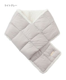 MOONBAT FURLA 【リバーシブル】フェイクファー×ダウンマフラー ボア