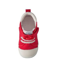 MIKI HOUSE HOT BISCUITS 【13-15cm】 ミニリボン付き キャンバスセカンドシューズ