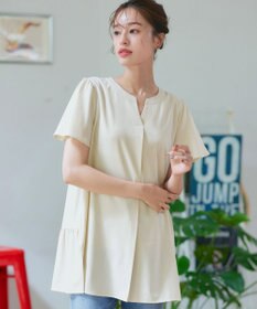 Tiaclasse 【選べる2Type】スキッパーシャツチュニック