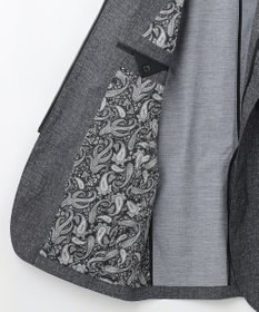 JOSEPH ABBOUD 【キングサイズ・軽量・撥水加工】メランジストレッチジャケットブルゾン