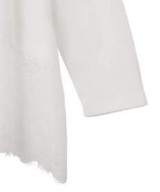 Green Parks 裾イレヘムレースドッキングプルオーバー