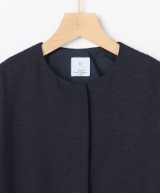 組曲 【WEB限定】ライトリネンライクノーカラー ジャケット