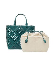 genten サスカットバスケット手提げバッグ＜M＞